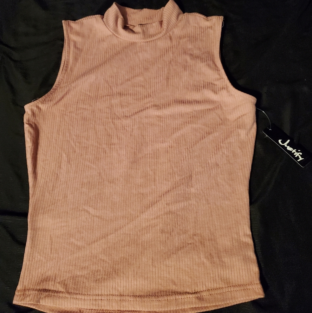 Rose Tan Tank Top WITH TAGS
